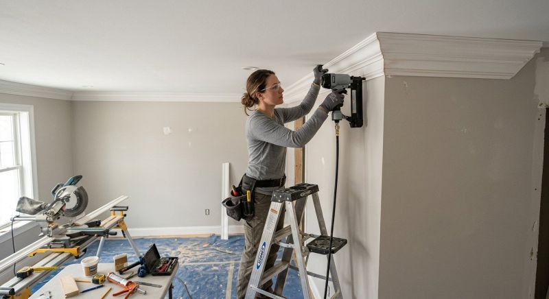 Crown Molding Installation in Kansas City, KS