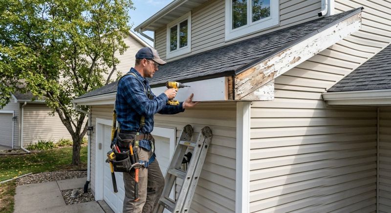 Garage Fascia Repair in Wilmington, NC