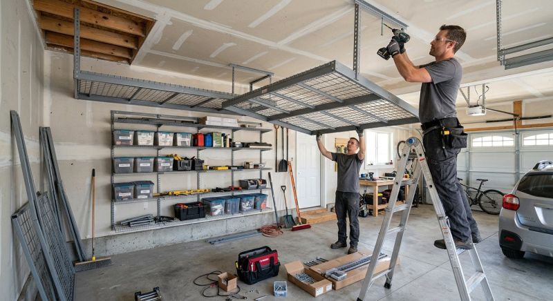 Garage Tool Rack Installation in Silver Spring, MD
