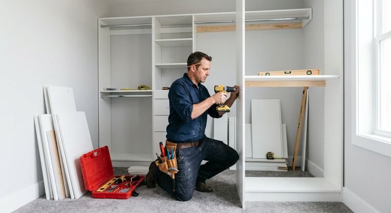 Mudroom Closet Installation in Raleigh, NC