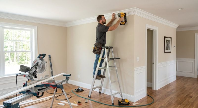 Crown Molding Renovation in Kansas City, KS