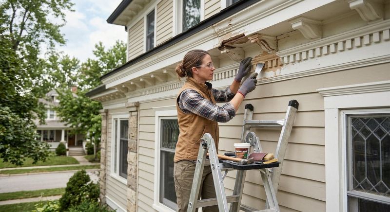 Exterior Molding Repair in Alpharetta, GA