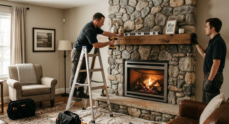 Fireplace Mantel Replacement in Kansas City, KS