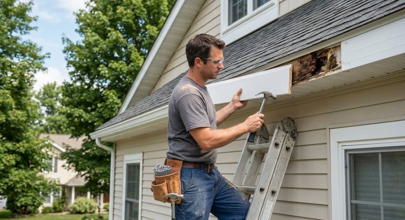 Garage Fascia Repair in Wilmington, NC