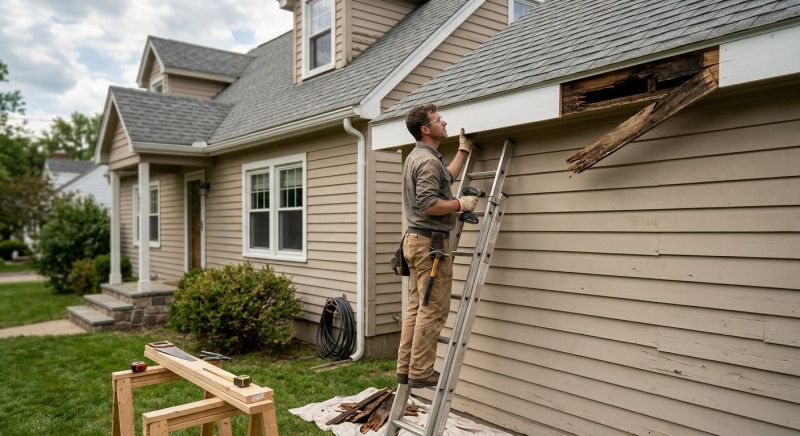 Garage Fascia Repair in Alpharetta, GA