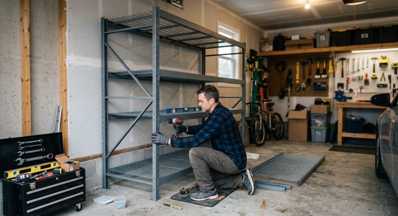 Garage Shelves Installation in Loudoun County, VA