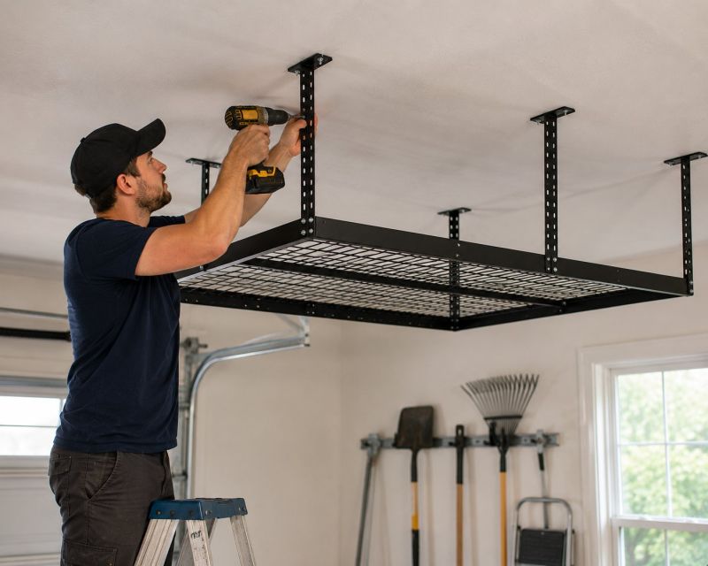 Garage Tool Rack Installation in Rockville, MD