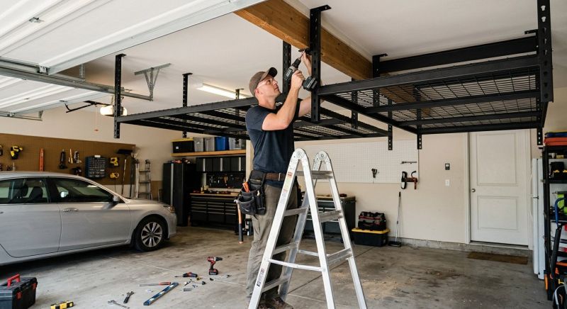 Garage Tool Rack Installation in Arlington, VA