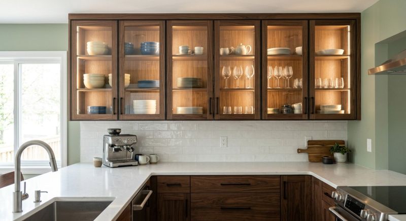 Glazed Cabinets Installation in Cincinnati, OH