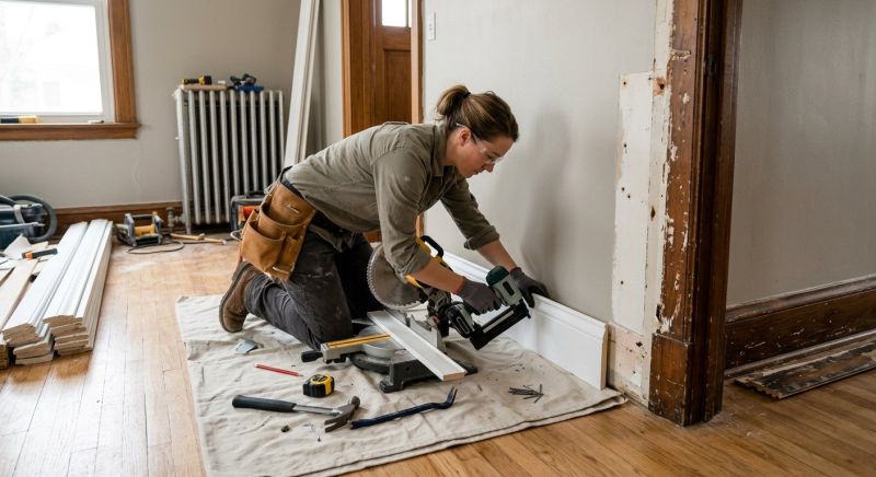 Interior Trim Work in Wilmington, NC