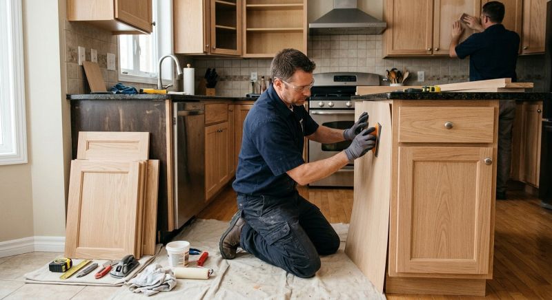 Oak Cabinet Remodeling in Cincinnati, OH
