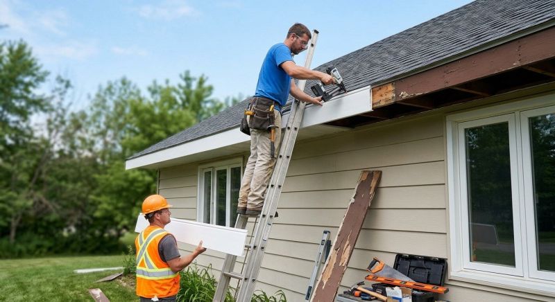 Roof Fascia Installation in Conroe, TX