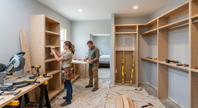 Walk In Closet Remodeling in Raleigh, NC