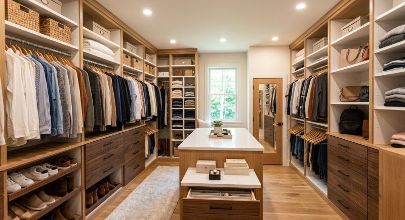 Walk In Closet Remodeling in Raleigh, NC