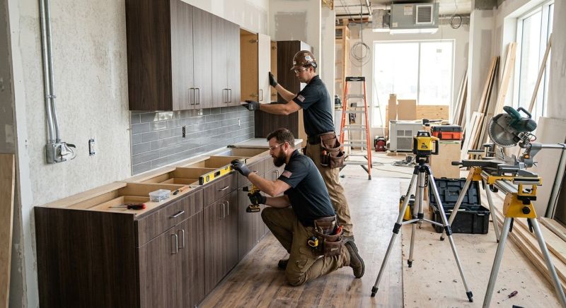 Wood Cabinet Installation in Dayton, OH